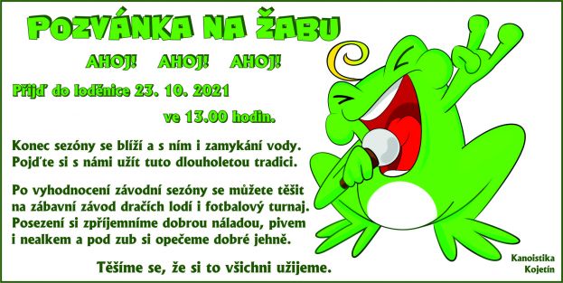 Žaba - ukončení sezóny 2021