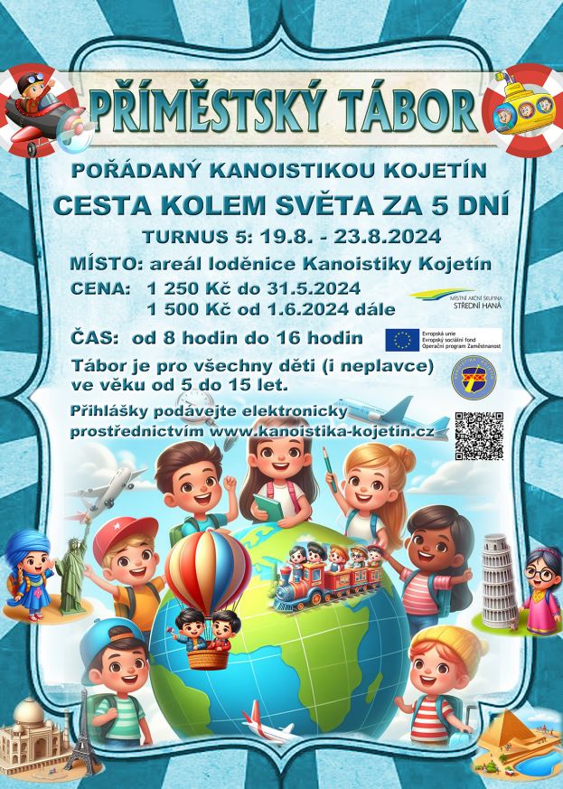 Příměstský tábor &quot;Cesta kolem světa za 5 dní&quot;